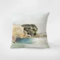 Housse de coussin artistique vintage nordique, taie doreiller en velours doux pour salon. - Art Rétro Minimaliste Nordique 1 / Impression Double Face 35x35cm (Housse Sans Rembourrage)