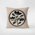 Vintage botanical print throw pillow, retro floral square cushion cover for home decor sofa. - Double-Sided Pattern 35X35cm (Pillowcase Without Insert) / Brilliant Bouquet 3