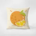 Housse de coussin orange dessin animé style nordique canapé taie douce déco maison - 35x35cm (Housse de coussin uniquement sans noyau) / Orange