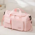 Rosa Grosse Reise Sporttasche Fitness Umhaengetasche Handtasche Geraeumige Variante - Rosa