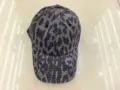 Women's Fashion Leopard Print Baseball Cap Summer Sun Hat Korean Style Casual Hat - M (56-58cm) / Black and Gray Leopard Print (C)