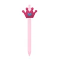 Boligrafo retractil corona rosa con corazon tierno, ideal para papeleria de estudiantes. - Estilo de Corona Rosa / Rosa