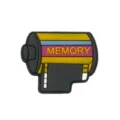 Cute film roll silicone shoe charm with memory text print, perfect DIY accessory for decoration. - Fits 4-10mm Straws / 107-10 (Film Roll)