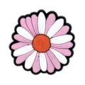 Breloque de chaussure marguerite rose blanc fleur PVC décoration de chaussures bricolage - Breloque Margueritte