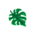 Charmant pendentif de chaussure feuille de monstera vert DIY boucle de lacet de chaussure - Breloque Feuille de Monstera