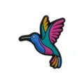 Charm de chaussure colibri coloré mignon DIY dessin animé boucle de lacet accessoire déco - Breloque Colibri