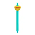 Schattige balpen met harttop intrekbare student handtekening gelpen leuke briefpapier - XOXO Hart Patch (269-14)