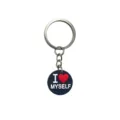 Llavero creativo de PVC blando con colgante I MYSELF, elegante accesorio para bolso y coche. - I MYSELF