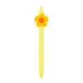 Boligrafo gel retractil flor dibujo animado amarillo bonito papeleria escritura alumno - Flor Amarilla (005-34F16)