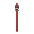 Intrekbare gelpen met schattige mopshond hart bedel, ideaal voor Valentijnsdag geschenken. - Mopshond Hart Patch (269-23)