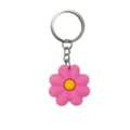Llavero de margarita rosa lindo con anillo de metal para bolso mochila colgante llave de coche. - 005-55 Llavero