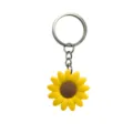 Llavero de girasol de dibujos animados lindo margarita bolso colgante metal. - 006-23 Llavero