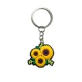 Lindo llavero de girasol de dibujos animados, colgante de margarita para bolso. - 006-50 Llavero