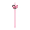 Roze inklapbare gelpen met schattige hartbedel, Valentijnsdag thema kantoorartikelen voor studenten. - HAPPY VALENTINE'S DAY Patch (269-38)