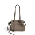 Elegante bolso de hombro de cuero para mujer, bolso casual estiloso para diario. - 20*14*15CM / Gris elefante