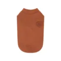 Abbigliamento per cani in cotone marrone con ricamo cuore occhi, vestito caldo. - Taglia S / Marrone