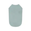 Comoda felpa per cani in cotone verde menta con grazioso design ricamato cuore-occhio. - Taglia S / Verde