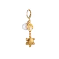Gold Stainless Steel Pearl Tree Star Dangle Earrings Fashion Jewelry Variant Model A - Tree of Life Star Style (E5748-9) / Gold