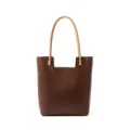 Grand sac cabas en cuir marron grande capacite sac epaule decontracte pour femme chic - Brun Thé