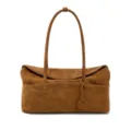 Femme vintage marron daim sac à bandoulière décontracté rétro navettage sac à main élégant. - L / Marron