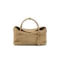 Autumn winter suede pillow bag retro shoulder crossbody commuter versatile handbag chic - S / Khaki