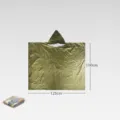 Portable emergency raincoat outdoor survival camping waterproof thermal poncho compact size lightweight gear - Raincoat Army Green 100*125cm