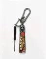 Chinese style zodiac car keychain metal hardware with leather strap pendant accessory - Tiger Baby