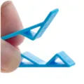 Blue plastic trash bag clips for kitchen garbage cans anti slip fixator holder tool - Single