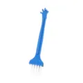 Mini plastic keyboard cleaning brush with hand shape design for small gaps and dust removal - Blue