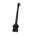 Mini black plastic keyboard cleaning brush, compact multi-functional small cleaning tool. - Black