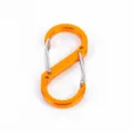 Mousqueton S-Biner Double Clip a Ressort 50mm Aluminium Crochet S Camping Rando - Or