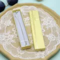 Elegant long paper gift box for necklaces and jewelry packaging with a cute bow detail. - Long Box 4*20*2.5 / Yellow