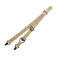 Durable outdoor tactical single point sling strap with adjustable nylon for hunting sports gear - Clip Dual Single Point Sling (TG043) / Khaki