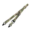 Tactical single-point rifle sling adjustable nylon camouflage strap for outdoor CS combat gear. - Clip Dual Single Point Sling (TG043) / Ruins Camouflage