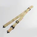 Outdoor tactical rifle sling, durable nylon webbing with adjustable buckles for sports. - QD Dual Single Point Sling (TG044) / Khaki