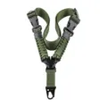 Tactical paracord gun sling single point outdoor military strap green tactical gear - Paracord Vertical Single Point Sling (TG144) / Army Green