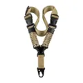 Tactical Paracord Rifle Sling Single Point Quick Release Outdoor Military Combat Strap - Paracord Vertical Single Point Sling (TG144) / Khaki Camouflage