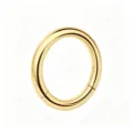 Elegante anillo de piercing de titanio dorado para nariz oreja cartílago tabique - 0.8*6/7/8/9/10mm / Dorado