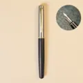 Stylo plume en bois massif fait à la main avec clip en métal pour les cadeaux d'affaires. - Plume Fine 0.38mm / Ébène africaine
