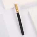 Square plastic ballpoint pen business promotional gift custom logo multi-color ball pen - Black & Gold