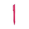 Pink plastic triangular ballpoint pen, matte promotional custom gift pen for office use. - Ballpoint Pen Refills / Rose Red