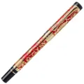 Stylo plume vintage gravé de dragon chinois Jinhao 5000, cadeau de bureau en métal de luxe. - 0.5mm Plume Fine Stylo Plume / Rouge