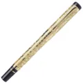 Stylo plume classique de style chinois en relief avec corps en métal sculpté et écriture. - 0.5mm Plume Fine Stylo Plume / Blanc