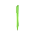 Green triangular ballpoint pen, matte plastic twist design promotional gift pen variant. - Ballpoint Pen Refills / Green