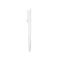 White triangular ballpoint pen, plastic matte finish promotional gift ball pen for office supply. - White