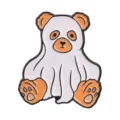 Halloween ghost teddy bear enamel pin cute cartoon brooch badge for clothing backpack accessories - Ghost Bear (QHXZ7065)