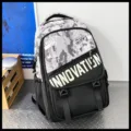 Sac à dos de camouflage élégant pour homme, grand sac d'école étanche pour voyage et extérieur. - Sac Seul / Camouflage Noir et Gris