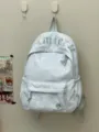 Γκρι casual καμβά σακίδιο πλάτης για γυναίκες και φοιτητές, μεγάλη χωρητικότητα σχολική τσάντα. - Μονή Τσάντα / Γκρι