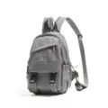 Gorpcore Outdoor taktischer Sling Rucksack lässiger trendiger Reise Rucksack Damen Herren - S / Grau