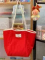 Μεγάλη χωρητικότητα casual νάυλον καμβάς τσάντα tote κόκκινη τσάντα ώμου εργασίας - Μονή Τσάντα / Κόκκινο